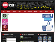 Tablet Screenshot of idemsport.com